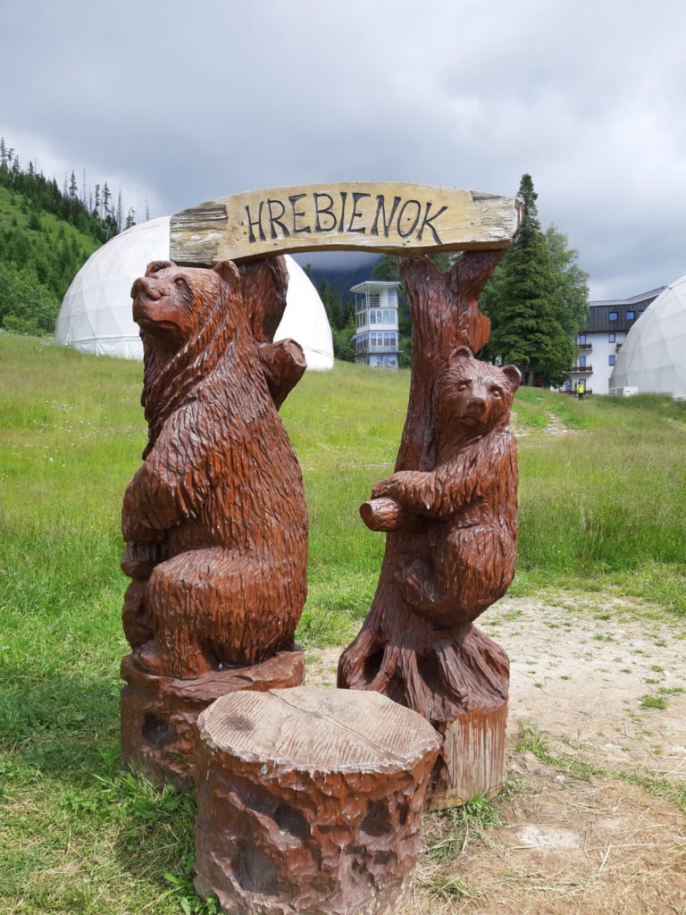 Wooden bears of Hrbienok