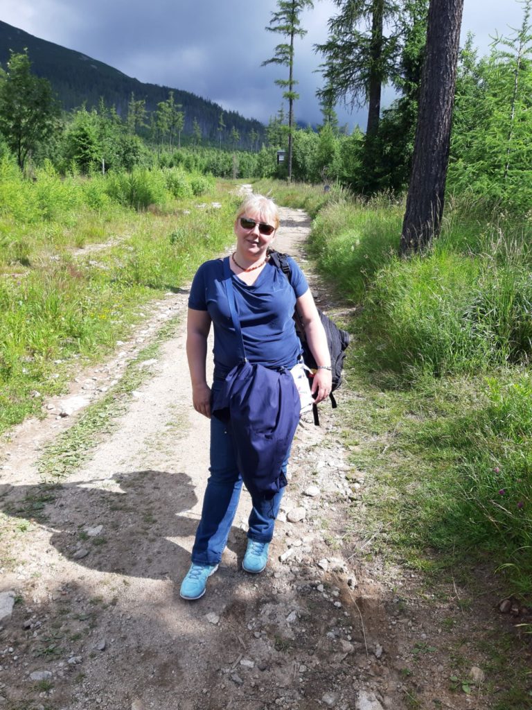 Tourist way to Hrebienok