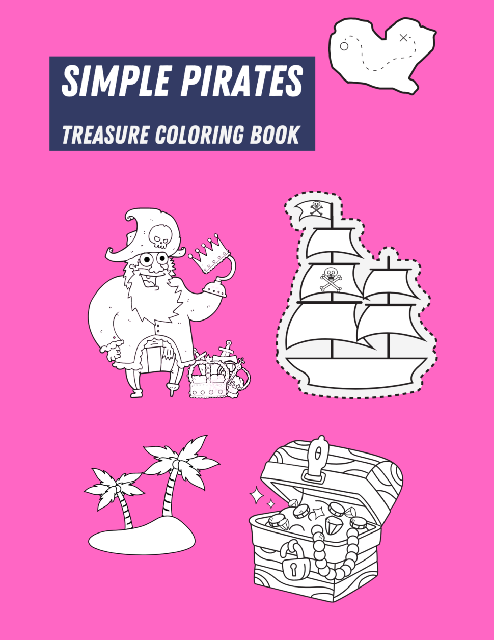 Pirates coloring book